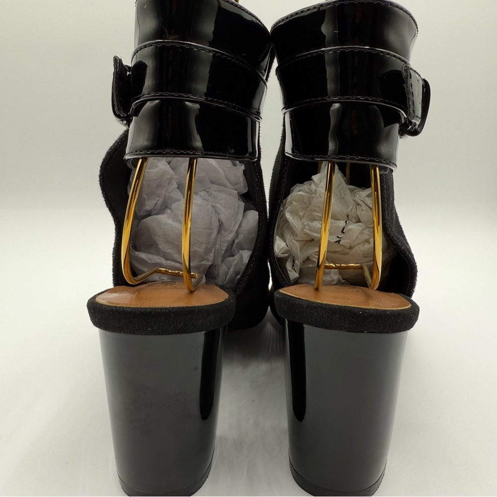 Azura by Spring Step Voljeti Black Heeled Sandals Size 41 / 9.5 - 10 - Picture 4 of 16